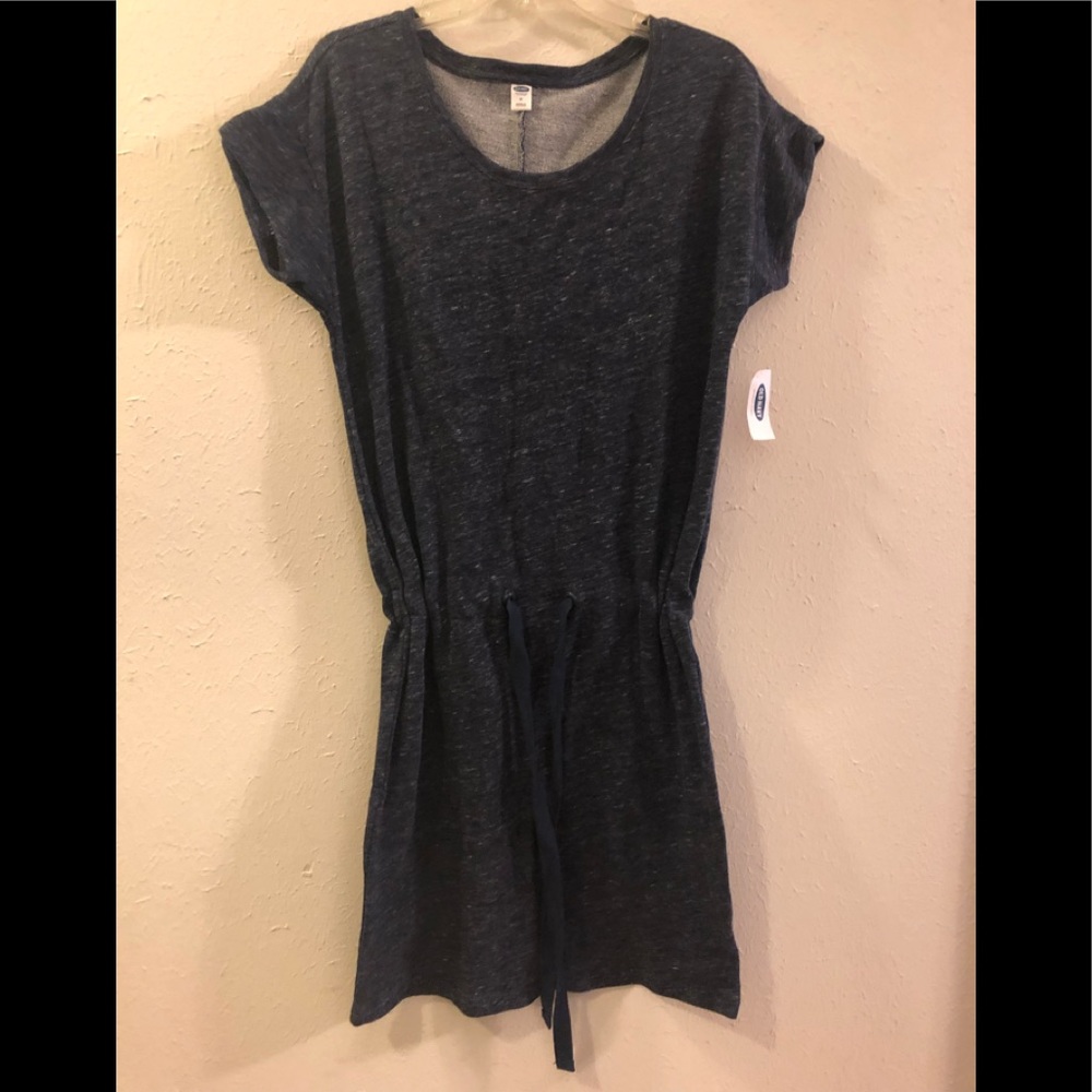 OLD NAVY - Blue Drawstring Dress Size-M